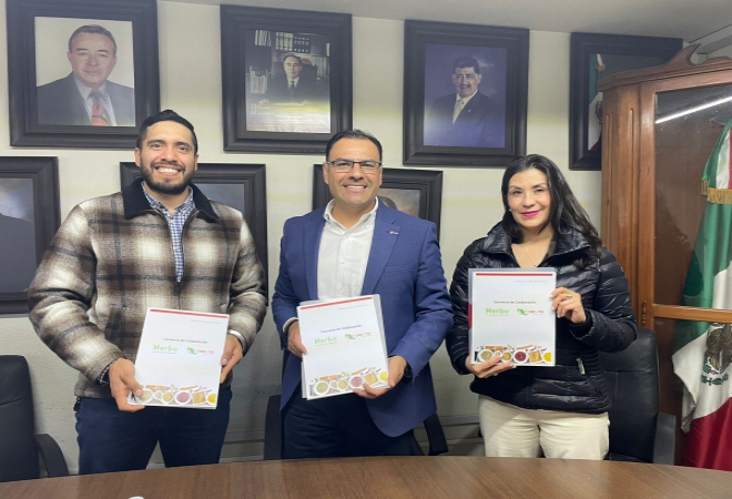 Firma de Convenio con la Empresa HERBOCONDIMENTOS